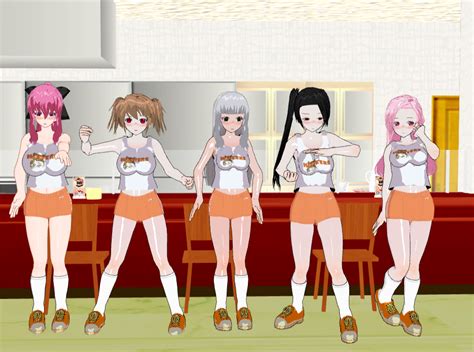 More Maken Ki Girls Hooters Outfit By Quamp On Deviantart
