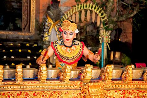 Balinese Traditional Music And Orchestra Gamelan