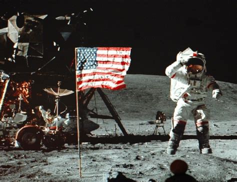 Neil Armstrong On The Moon Original Photo Nasa Releases Restored