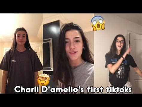Charli D Amelio S First Tiktoks Youtube