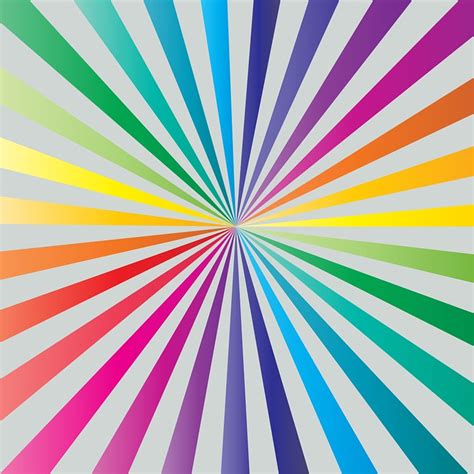 Free Illustration Sunburst Color Rainbow Rays Free Image On