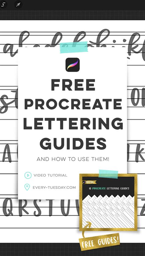 After you create your stickers in procreate, you'll be able to add them to your instagram stories or print them out. Free Procreate Lettering Guides (and how to use them ...
