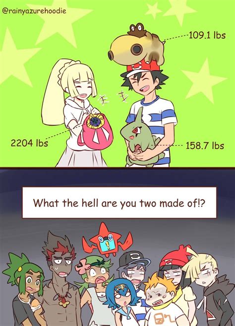 tumblr runs the math on how strong ash ketchum is pokemon memes anime funny pokemon funny