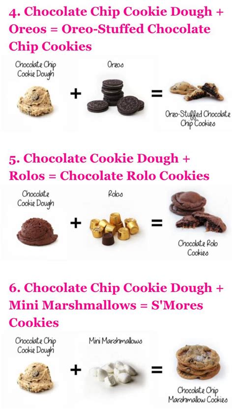 Making Store Bought Cookie Dough Even Better 1 Of 2 Chocolate Chip Marshmallow Cookies Rolo