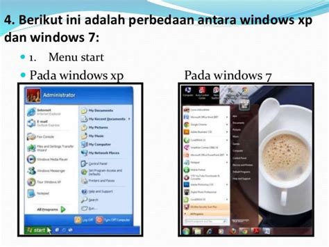 Perbedaan Windows Vista Dan Xp