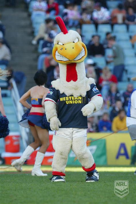 Sydney Roosters Mascot Mascot Footy Rugby League