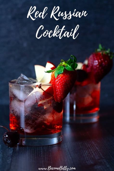 Red Russian cocktail is a quick 2 ingredient cocktail. Even if you don