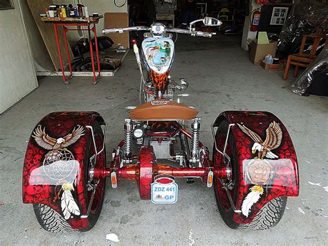 Harley Davidson Trike Customised By Paz Custom Trikes Custom Choppers