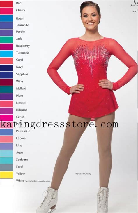 Red Women Ice Skating Dresses Custom Brad Griffies Dresses For Sale