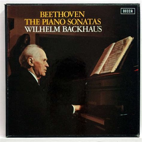 Beethoven Complete Piano Sonatas By Wilhelm Backhaus 2500 Gr With