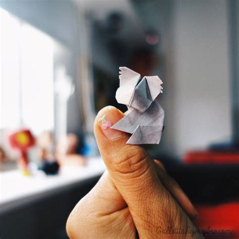 Anillo De Origami Origami Ring Galletita De Jengibre