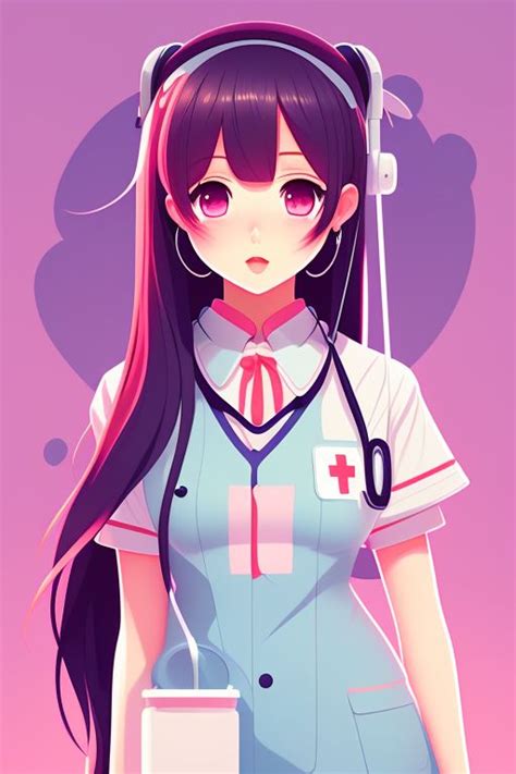 Sticky Rail868 Cute Anime Girl In Nurse Clothes