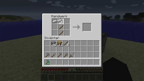 How To Minecraft Iron Pickaxe Youtube
