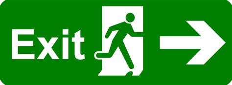 Exit Sign Png Png Image Collection