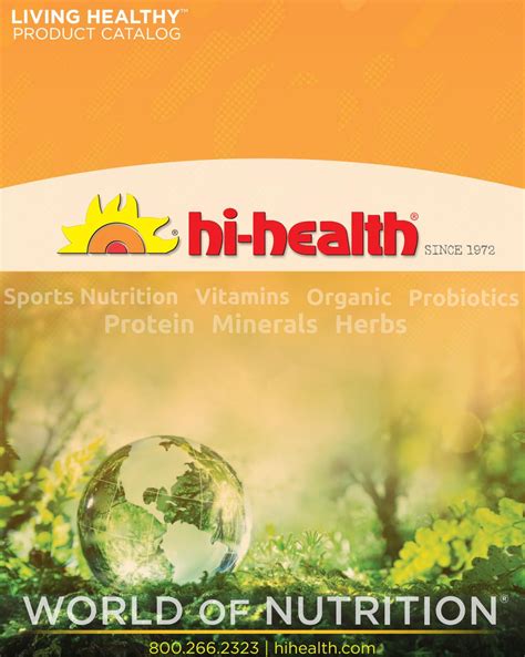 Hi-Health Living Healthy Product Catalog 2017 by Hi-Health ...