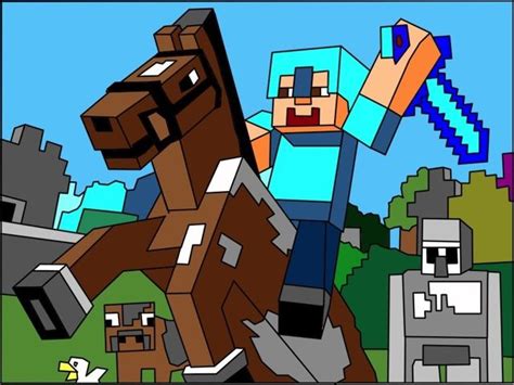 Download 135 Minecraft Horse Coloring Pages Png Pdf File Download