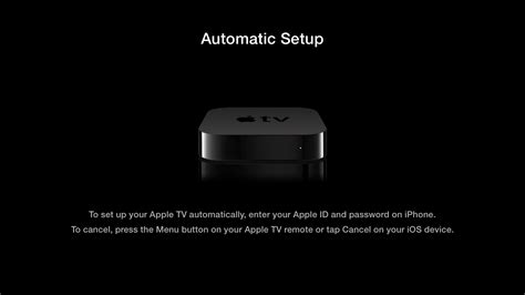 How To Set Up Your Apple Tv Using An Ios Device