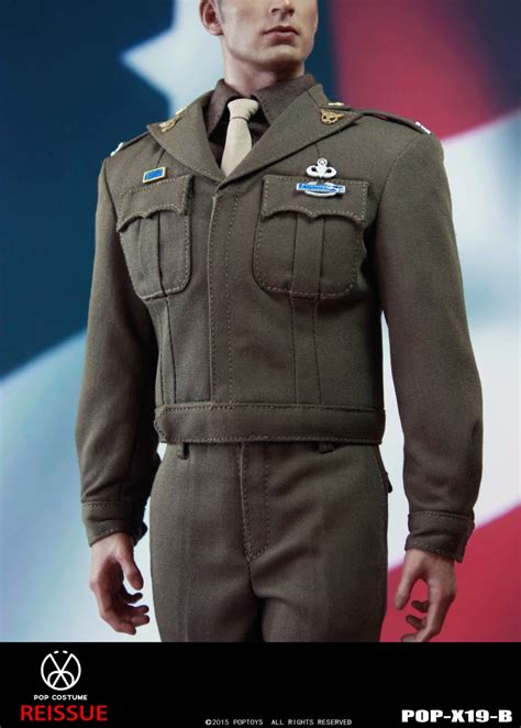 New Product Poptoys 1 6 Series X19 World War Ii Golden Age Us Army Uniform Uniform Set B