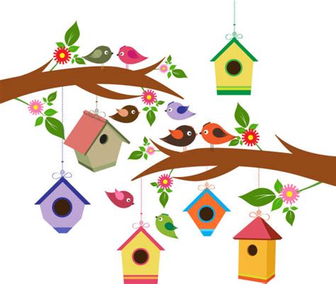 Royalty Free Birdhouse Clip Art Vector Images And Illustrations Istock