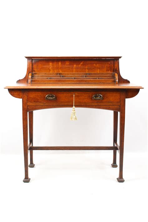 Victorian Arts And Crafts Oak Desk
