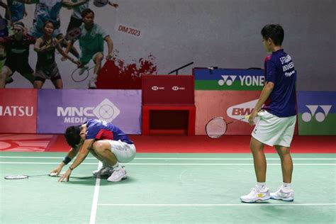 Foto Indonesia Masters Apriyani Tahan Air Mata Wakil