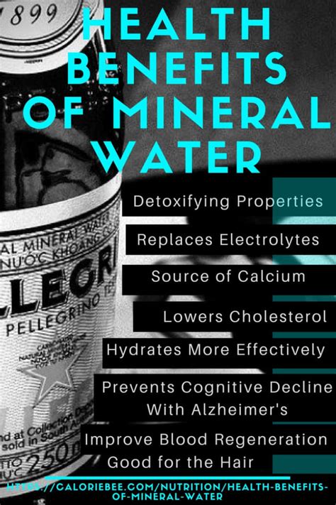Health Benefits Of Mineral Water Caloriebee
