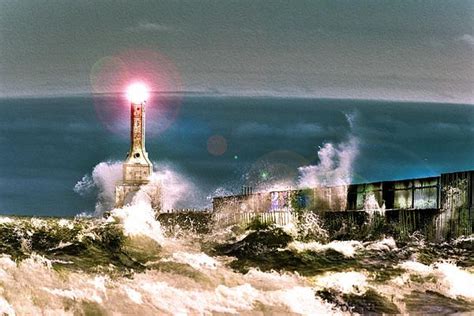 Ghost Waves By James Meyer Waves Lighthouse Storm Ghost