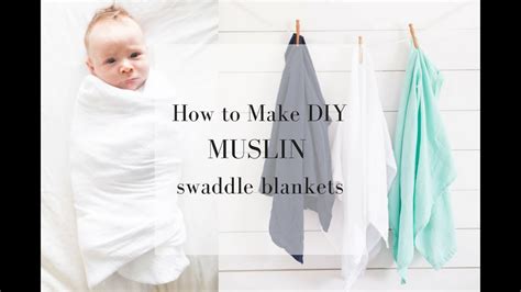 Diy Swaddle Blanket How To Make A Muslin Swaddle Blanket For Baby