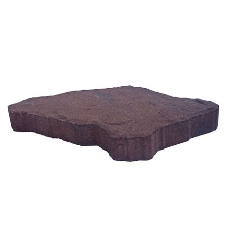 Canyon Stone Browncharcoal Blend Concrete Patio Stone Common 18 In X