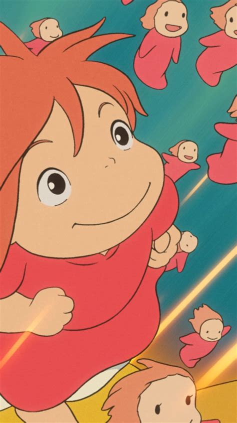 Ponyo Anime Studio Ghibli Hd Phone Wallpaper Peakpx