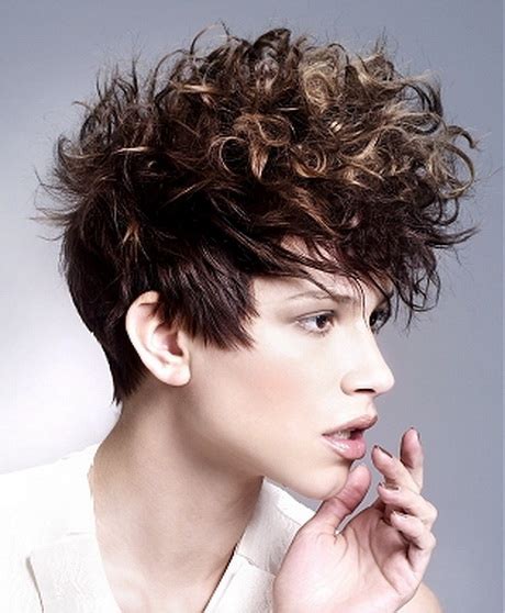Short Curly Punk Hairstyles