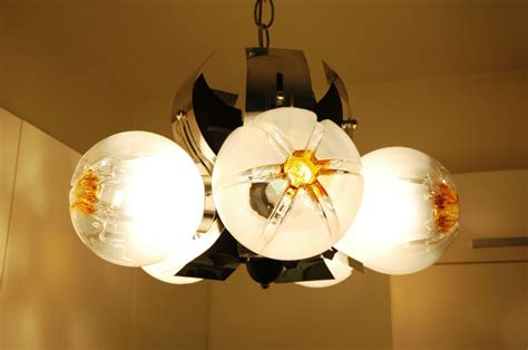 Mazzega Murano Ceiling Lamp Chrome Globe Catawiki