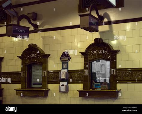 Edgware Road Underground Station Old Fashioned Ticket Counter London