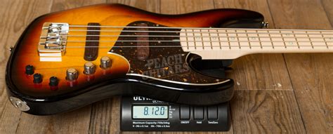 Xotic Xj 1t Lightweight 5 String Bass 3 Tone Burst Maple Neck