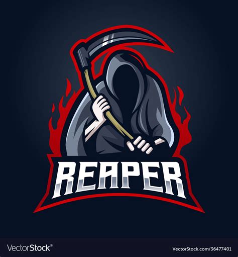 Reaper Logo Royalty Free Vector Image Vectorstock