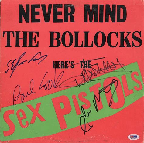 Lot Detail Sex Pistols Signed Album