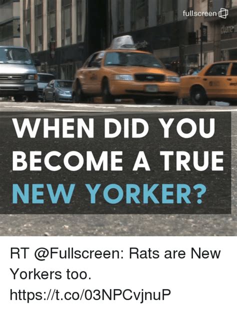 Fullscreen When Did You Become A True New Yorker Rt Rats Are New