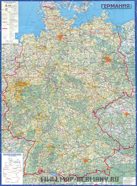 Large Detailed Road Map Of Germany With All Cities And Airports Gambaran