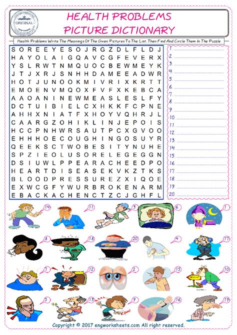 Medical Word Search Puzzles Printable