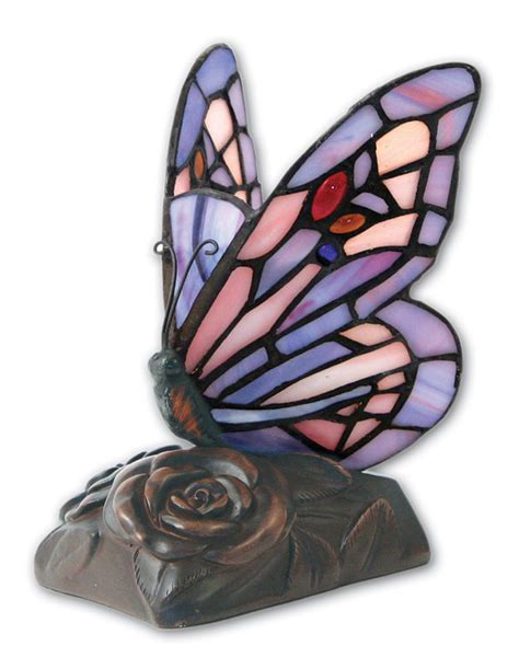 Light Of Remembrance Purple Butterfly Lamp Keepsake Light Of