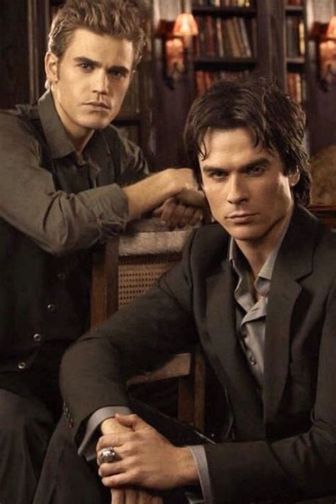 Paul Wesley And Ian Somerhalder Vampire Diaries Stefan Ian Somerhalder