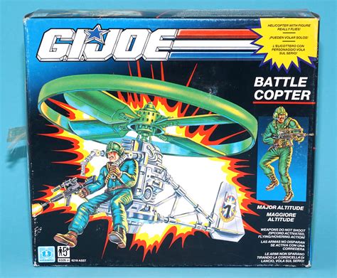 1991 Gi Joe Battle Copters Major Altitude V1 Complete Boxed Euro Box