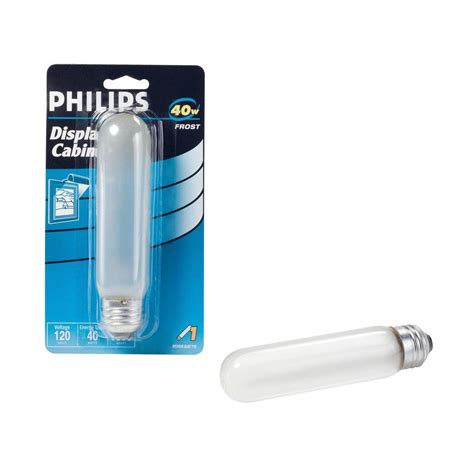 Philips 40 Watt Incandescent T10 Frosted Tubular Light Bulb 416735