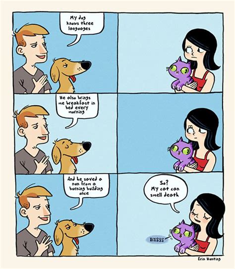 This Comic Shows The Funny Differences Between Cats And Dogs That