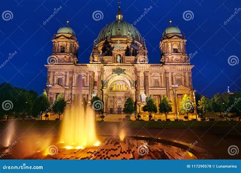Berlin Cathedral Berliner Dom Germany Stock Photo Image Of Dome Blue
