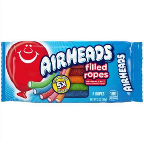 Airheads® Origional Fruit Filled Ropes 5 Ct 20 Oz Foods Co