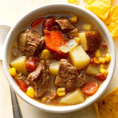 Slow Cooked Mexican Beef Soup Recipe How To Make It