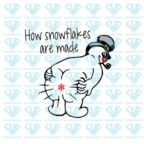 How Snowflakes Are Really Made Snowman Svg Files For Silhouette Files