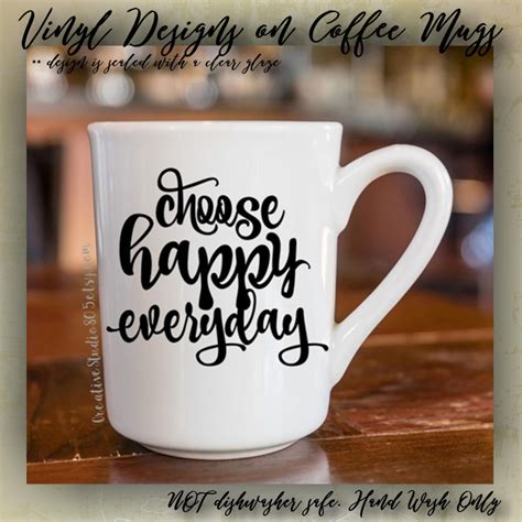 Choose Happy Everyday Cute Coffee Mug Coffee Cup Funny Coffee