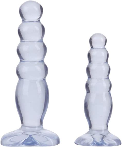 Doc Johnson Crystal Jellies Anal Delight Trainer Kit Small Large Suction Cup